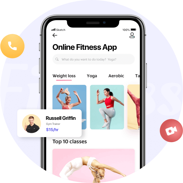 fitness app development company india 