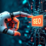 AI digital marketing services ai seo icon